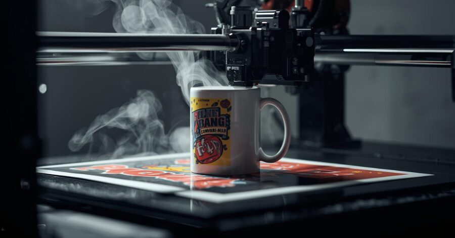 Máquina de Estampar Canecas