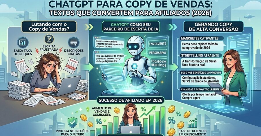 ChatGPT para Copy de Vendas: Textos que Convertem para Afiliados (2026) 1 ChatGPT para Copy de Vendas