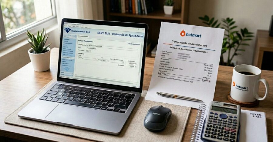 Como Sacar Dinheiro da Hotmart em 2026: Prazos, Formas e Imposto 2 Imposto de Renda sobre Comissões da Hotmart