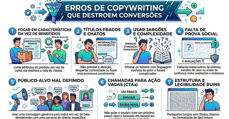 ChatGPT para Copy de Vendas: Textos que Convertem para Afiliados (2026) 3 Erros de Copy que Destroem a Conversão