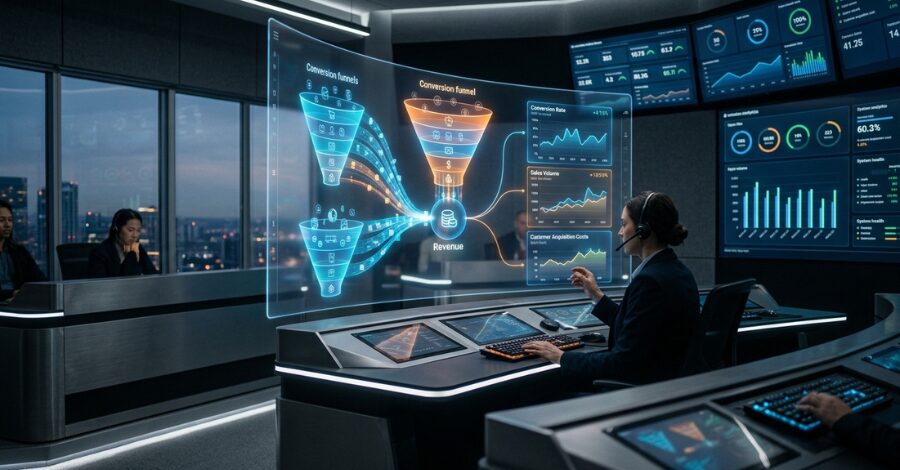 Funil de vendas automático: Conversão perpétua em 2026