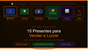 Presentes de Dia dos Pais Personalizados: 15 Ideias para Vender e Lucrar em 2026