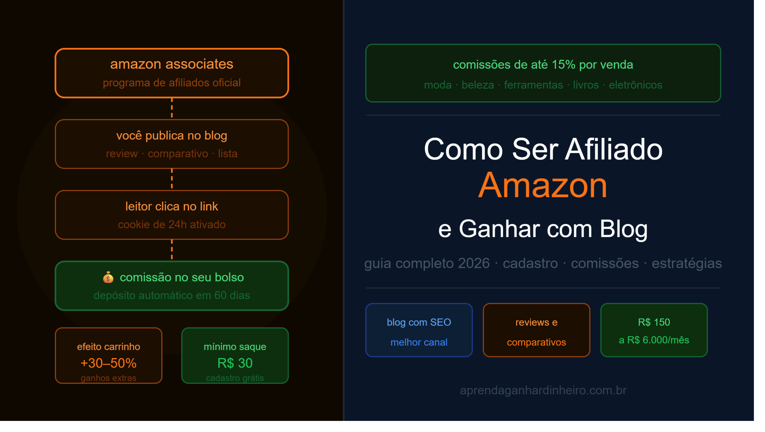 Como Ser Afiliado Amazon e Ganhar Dinheiro com Blog em 2026 (Guia Completo)