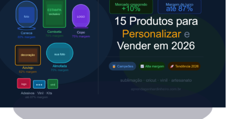 15 Melhores Produtos para Personalizar e Vender em 2026 (com Lucro Real)